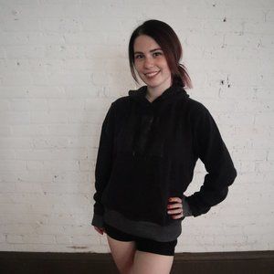 Under Armour Black Fleece Pullover Hoodie